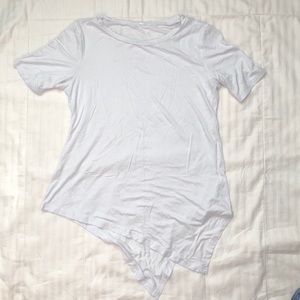 White Asymmetric T-shirt
